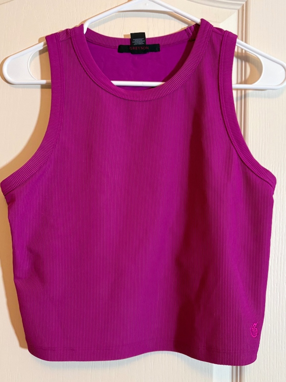 Greyson Golf ribbed cropped tank top